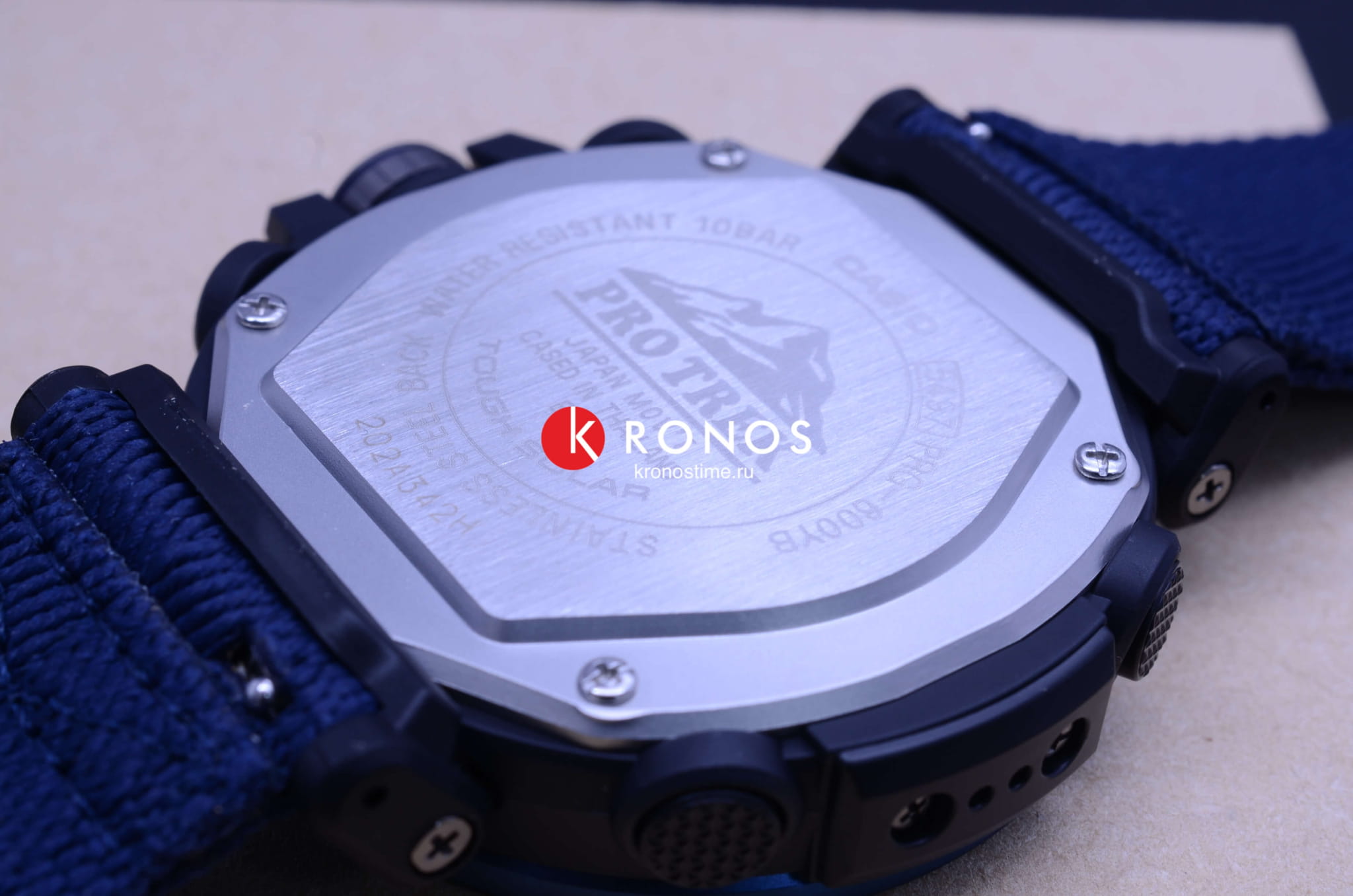 Casio Casio Pro Trek PRG-600YB-2 — полный набор фото мужские часы япония